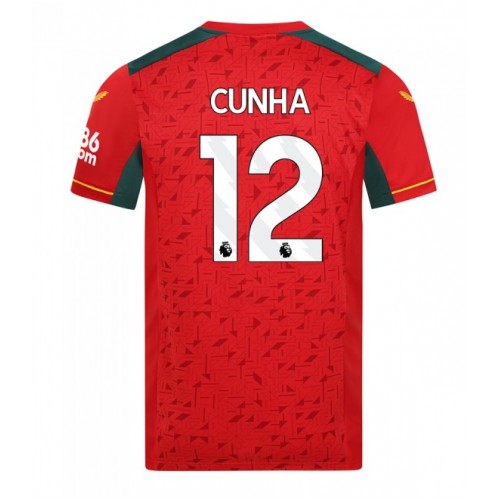 Fotbalové Dres Wolves Matheus Cunha #12 Venkovní 2023-24 Krátký Rukáv